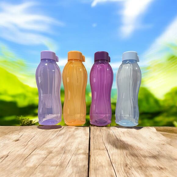 Tupperware Aquasafe 1L Water Bottle Leak Proof Reusable Purple BPA-Free - Picture 8 of 8